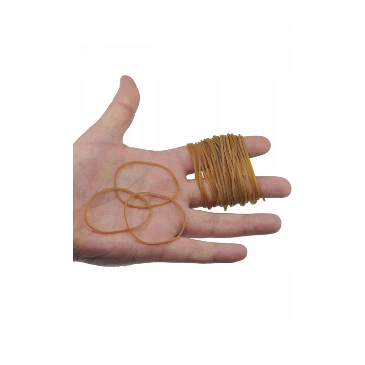 Gumki Recepturki 150g 70mm Super Mocne Naturalny Kauczuk Elastyczne Wytrzymałe Do Pakowania