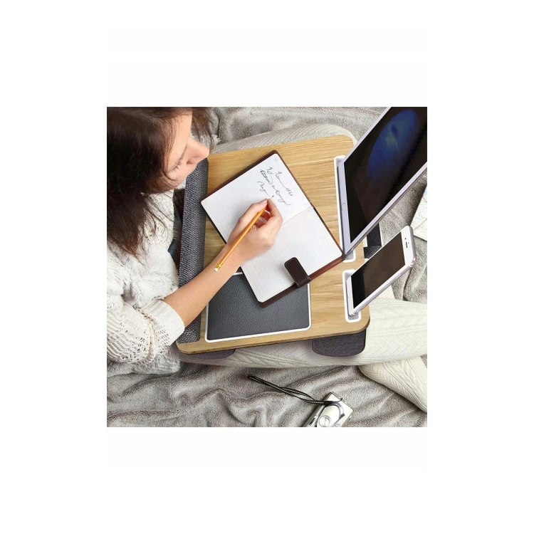 Stolik Pod Laptopa z Poduszką Ergonomiczny Przenośny Do Łóżka Kanapy