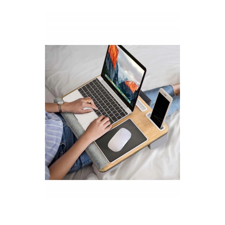 Stolik Pod Laptopa z Poduszką Ergonomiczny Przenośny Do Łóżka Kanapy