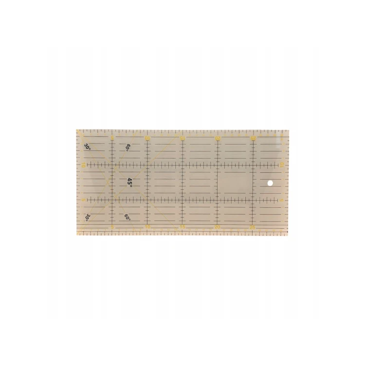 Linijka Do Patchworku Quiltingu AC-30 15x30 cm Precyzyjna Krawiecka