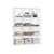 Regał Modułowy Metalowy Biały 12 Półek 33x33 cm Organizer Szafka