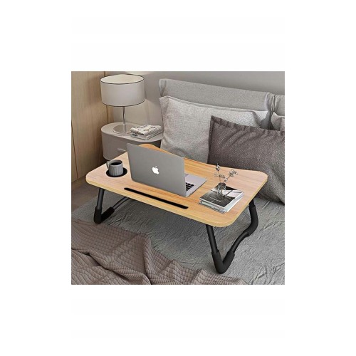 Składany Stolik Pod Laptop Tablet Śniadaniowy Bambusowy Biurko Do Łóżka