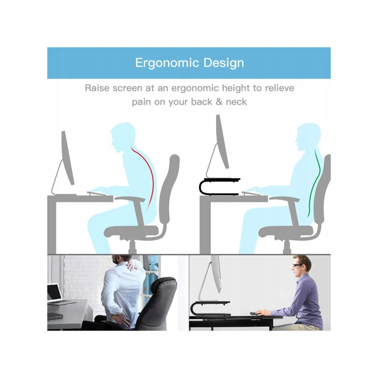 Stojak Pod Laptopa i Monitor Ergonomiczna Podstawka Antypoślizgowa