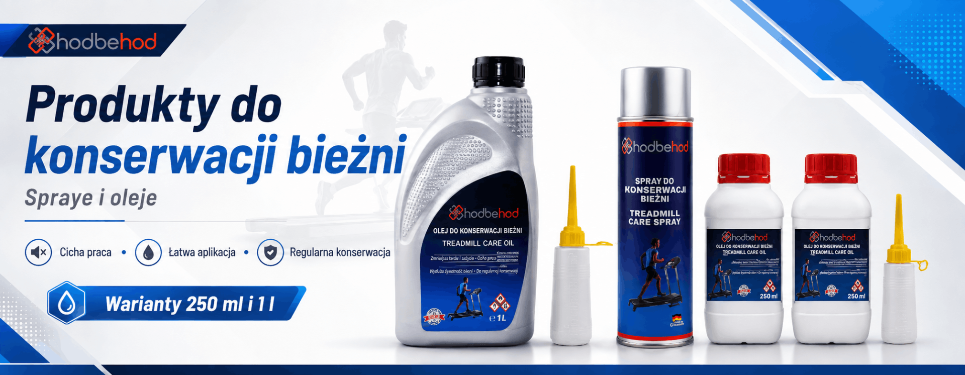 Oleje i spraye do konserwacji bieżni