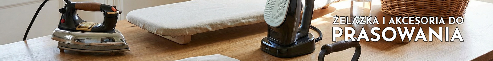 irons on a table