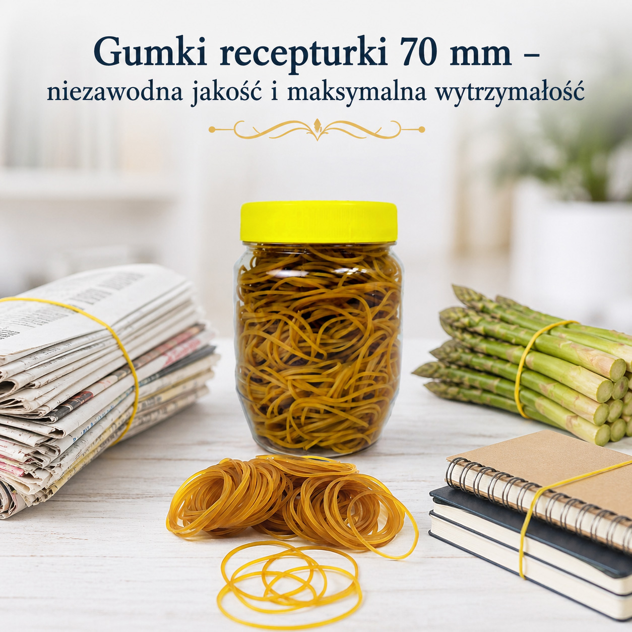 Gumki recepturki 70 mm – niezawodna jakość i maksymalna wytrzymałość