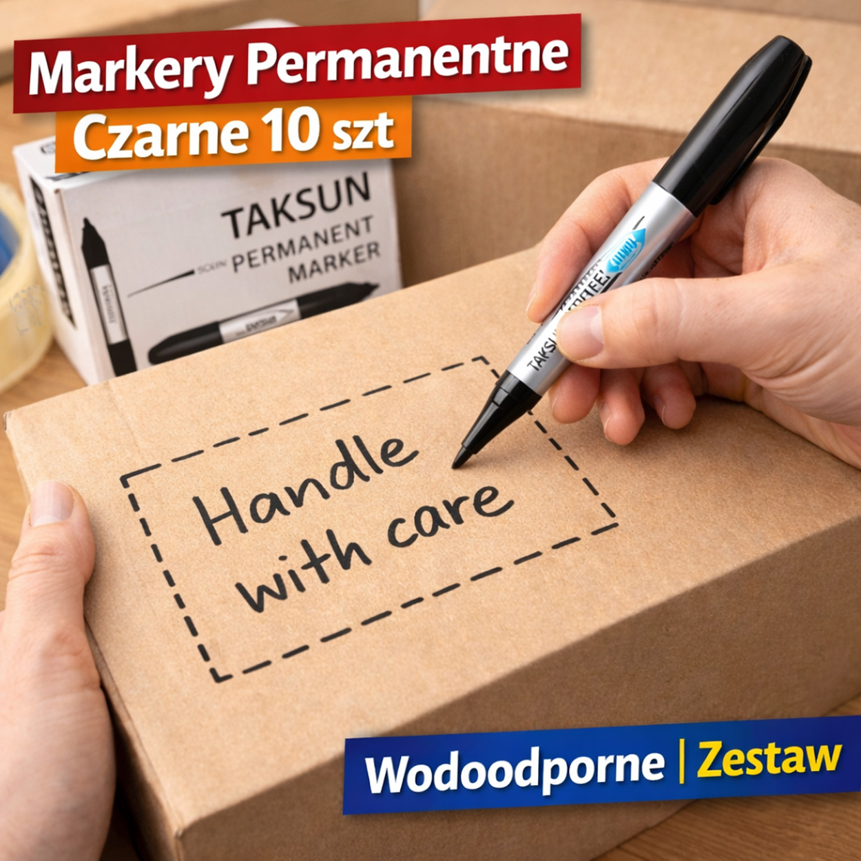 marker used on a box