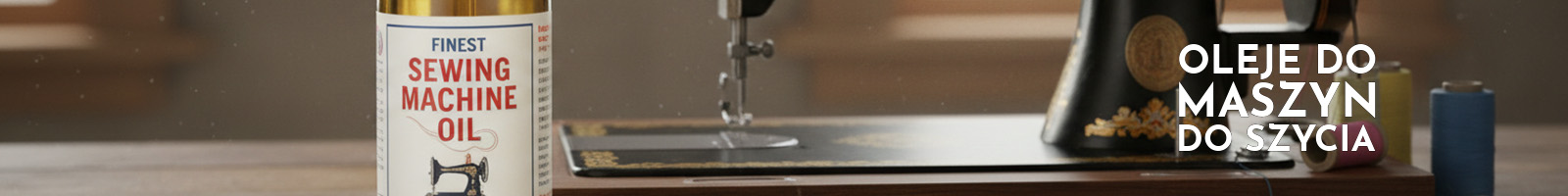 a sewing machine and oil