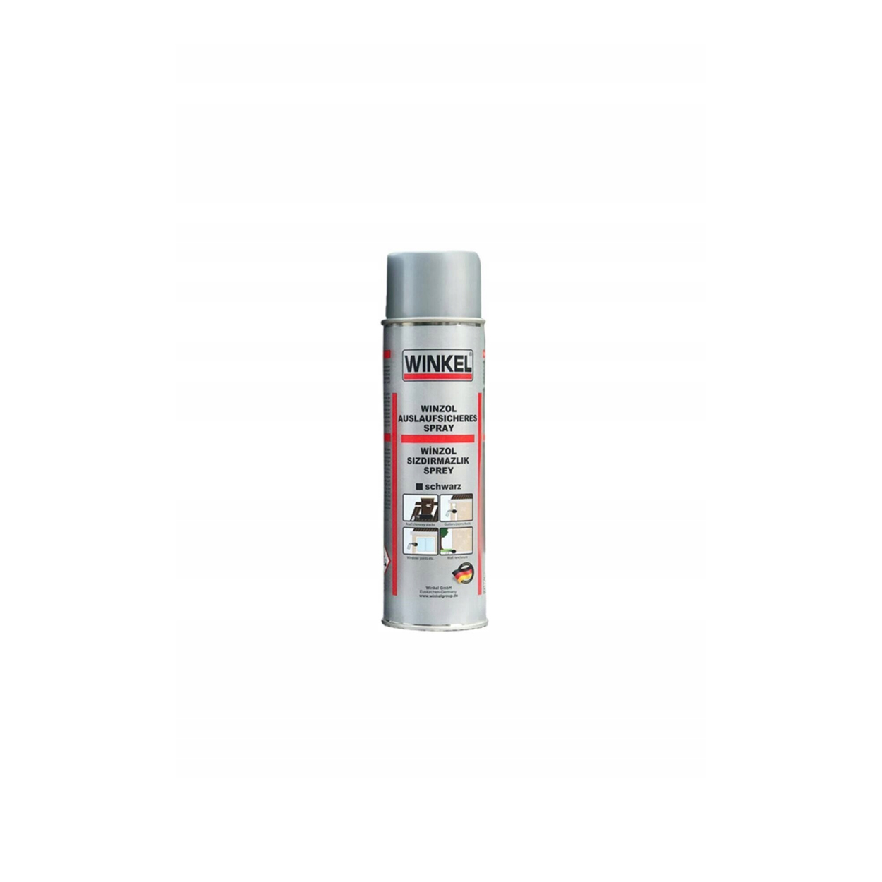 Uszczelniacz W Sprayu Czarny 500 ml Guma W Płynie Do Dachu PCV Metalu